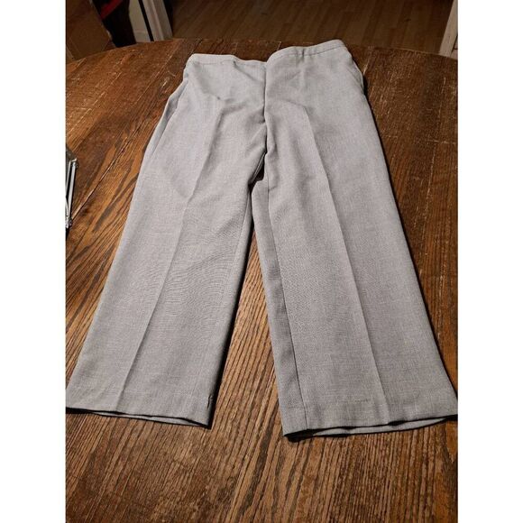 New Alfred Dunner Petite 16P Gray Pull-On Pants Classic Fit Proportioned Short - Picture 1 of 4